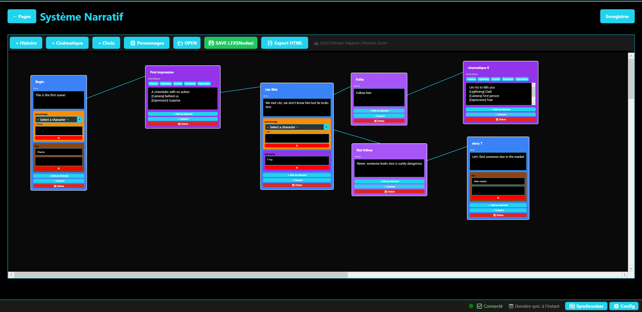 Interface FabulaXStory